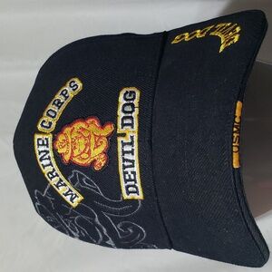 Vintage U.S. MARINE CORPS Devil Dog Hat